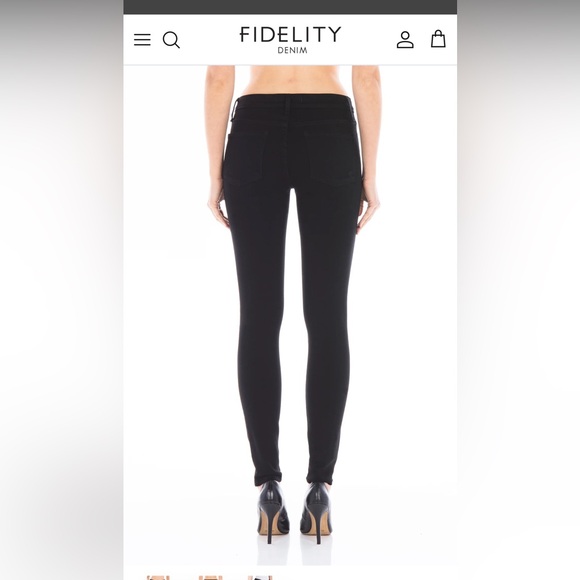 Fidelity Denim, Gwen Jett model, size 2, Like new from tv series wardrobe - Picture 3 of 10